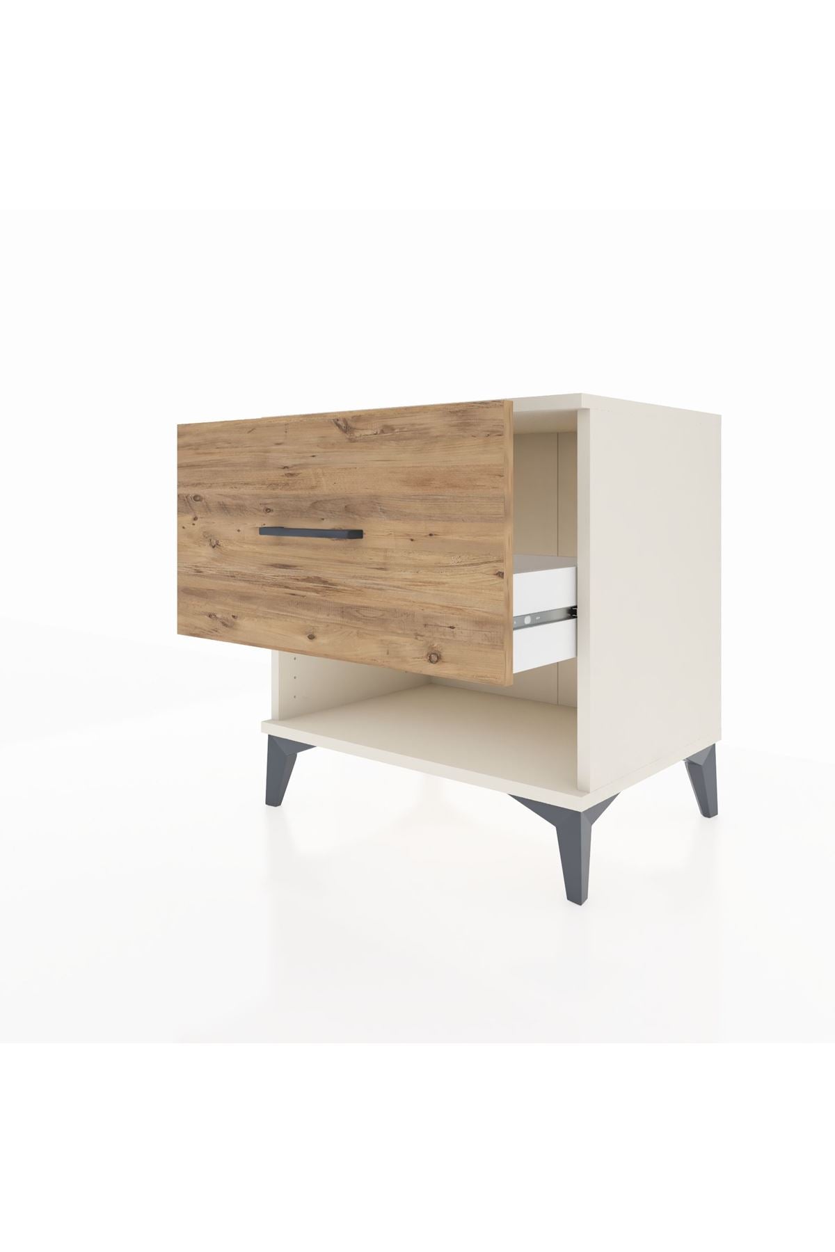 Hyperion Komodin Tek Çekmeceli 60x44x64 Aytaşı-Çam