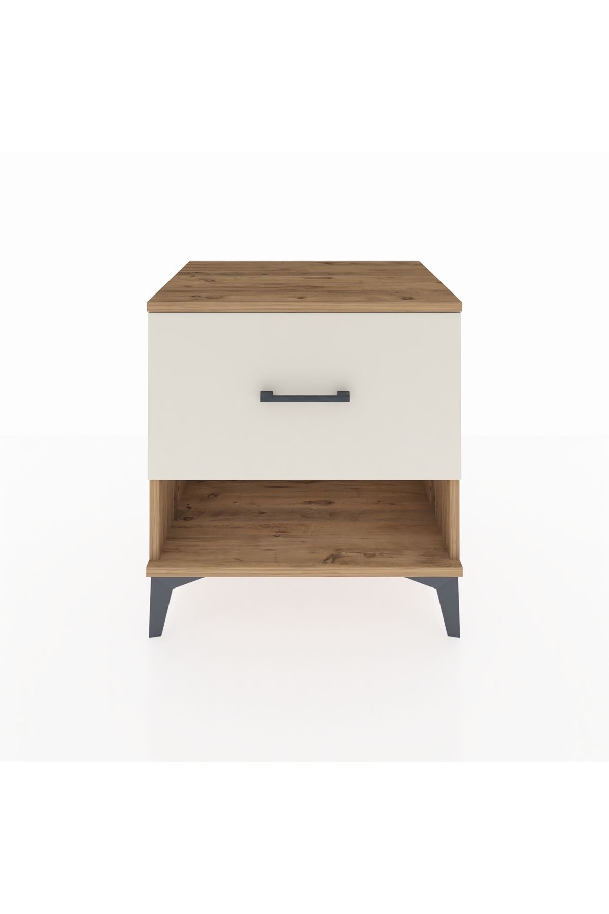 Hyperion Komodin Tek Çekmeceli 60x44x64 Çam-Aytaşı