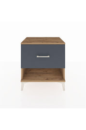 Hyperion Komodin Tek Çekmeceli 60x44x64 Çam-Antrasit