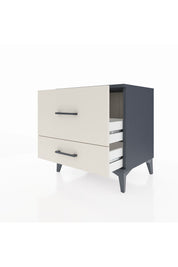 Hyperion Komodin 2 Çekmeceli 60x44x64 Antrasit-Aytaşı