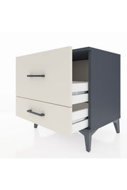 Hyperion Komodin 2 Çekmeceli 60x44x64 Antrasit-Aytaşı