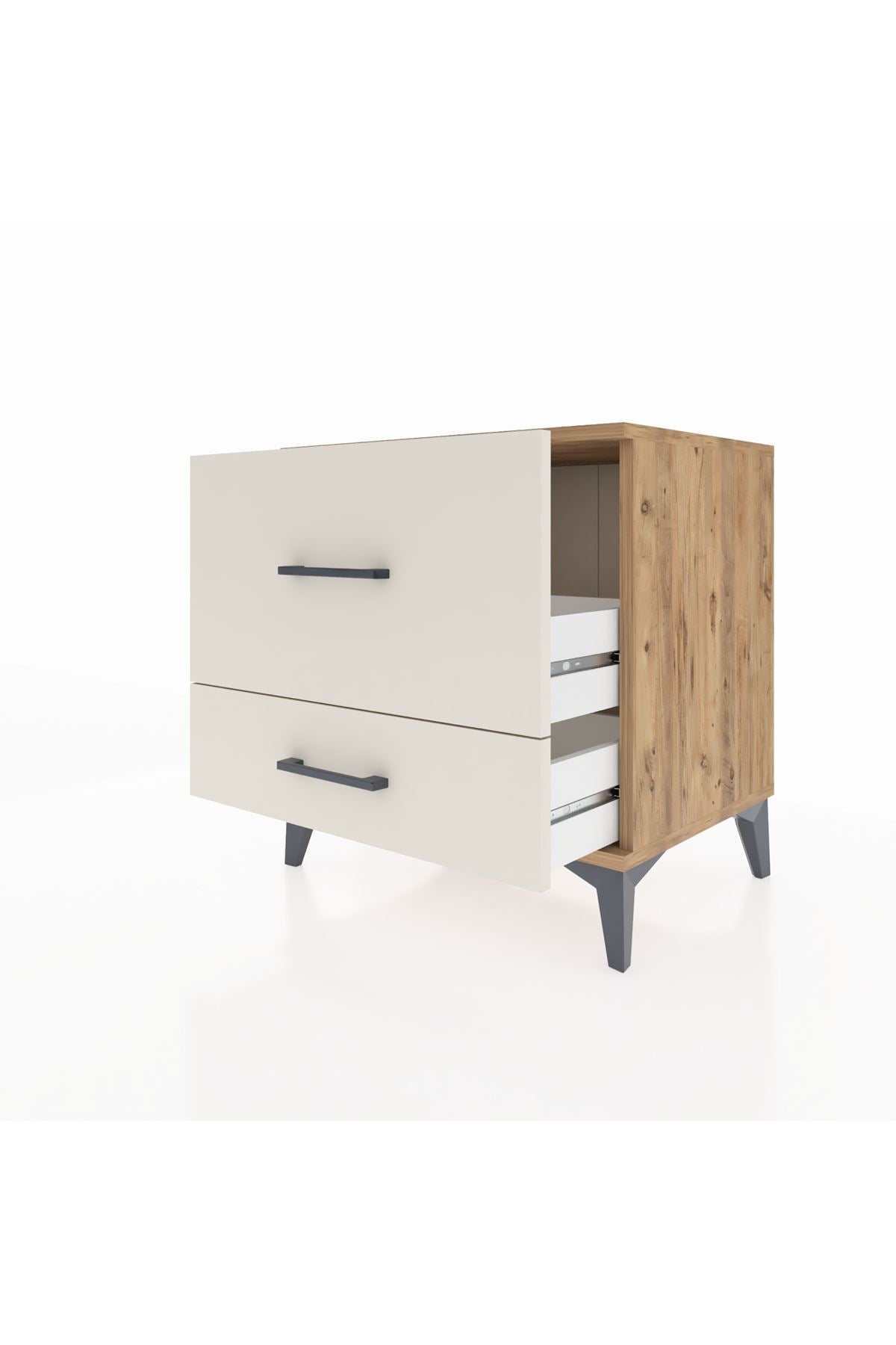 Hyperion Komodin 2 Çekmeceli 60x44x64 Çam-Aytaşı