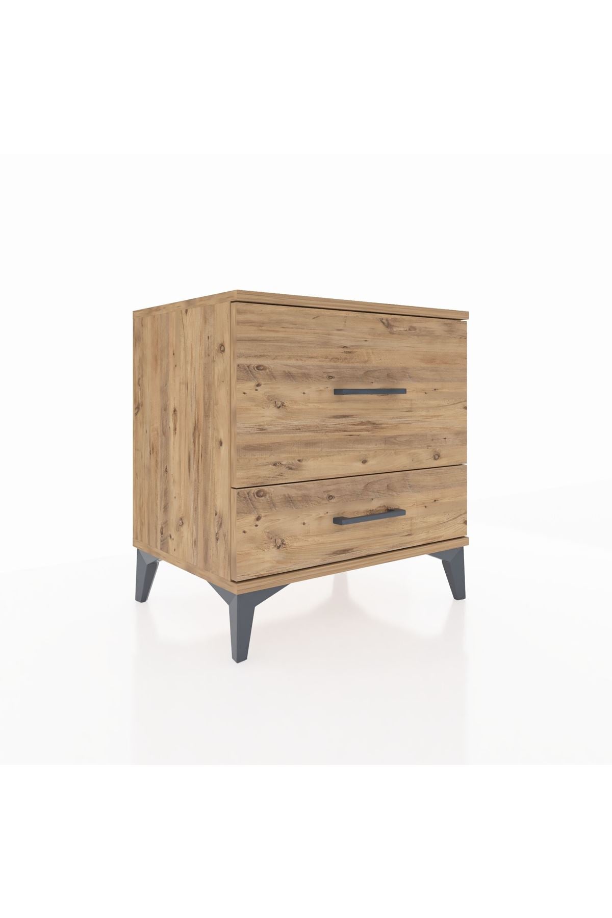 Hyperion Komodin 2 Çekmeceli 60x44x64 Çam-Çam