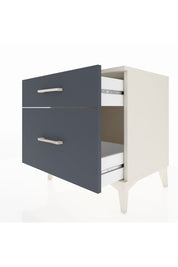 Hyperion Komodin 2 Çekmeceli 60x44x64 Aytaşı-Antrasit