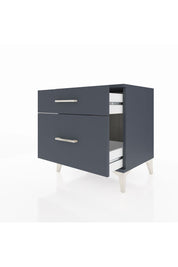 Hyperion Komodin 2 Çekmeceli 60x44x64 Antrasit-Antrasit