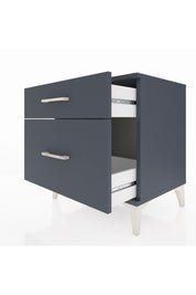 Hyperion Komodin 2 Çekmeceli 60x44x64 Antrasit-Antrasit