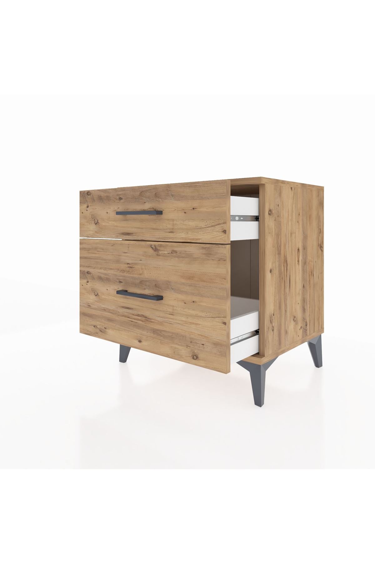 Hyperion Komodin 2 Çekmeceli 60x44x64 Çam-Çam