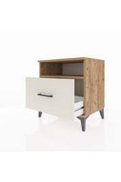 Hyperion Komodin Tek Raflı Tek Çekmeceli 60x44x64 Çam-Aytaşı