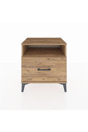 Hyperion Komodin Tek Raflı Tek Çekmeceli 60x44x64 Çam-Çam