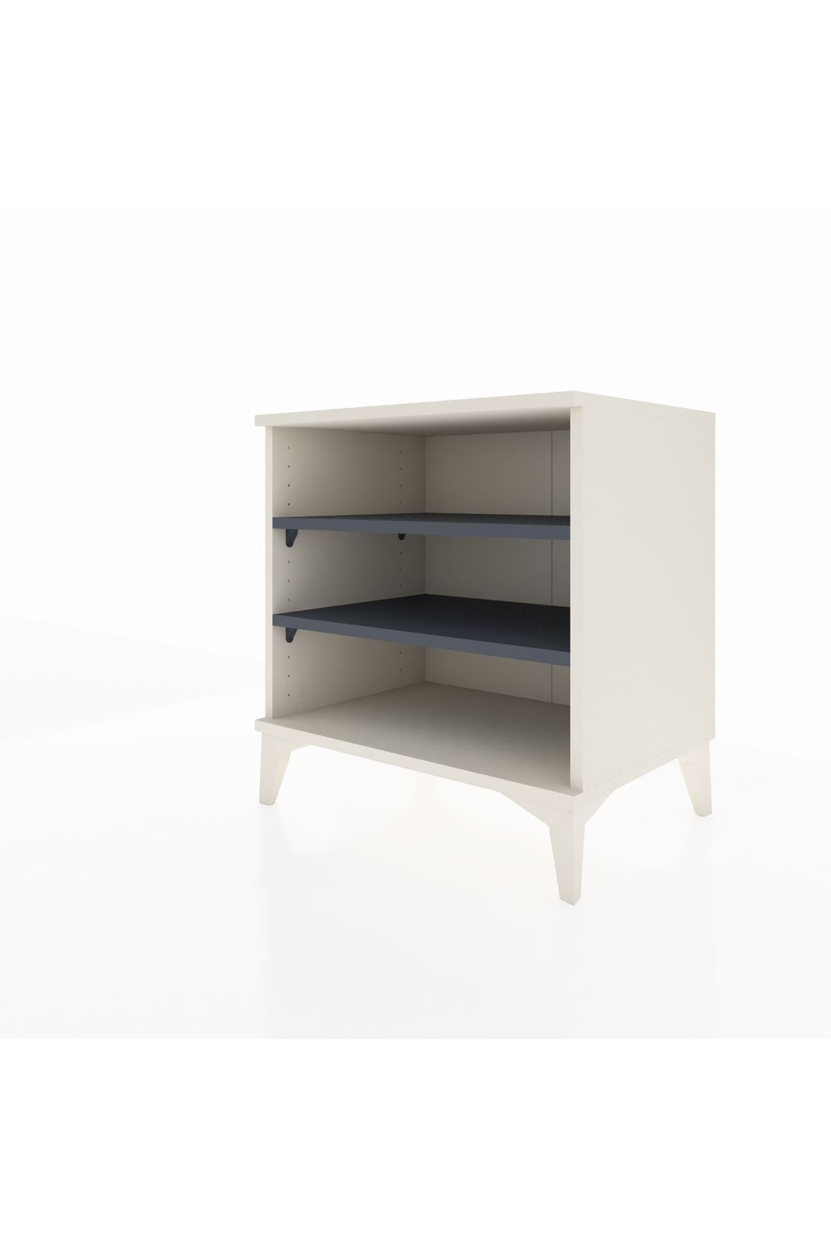 Hyperion Komodin 2 Raflı 60x44x64 Aytaşı-Antrasit