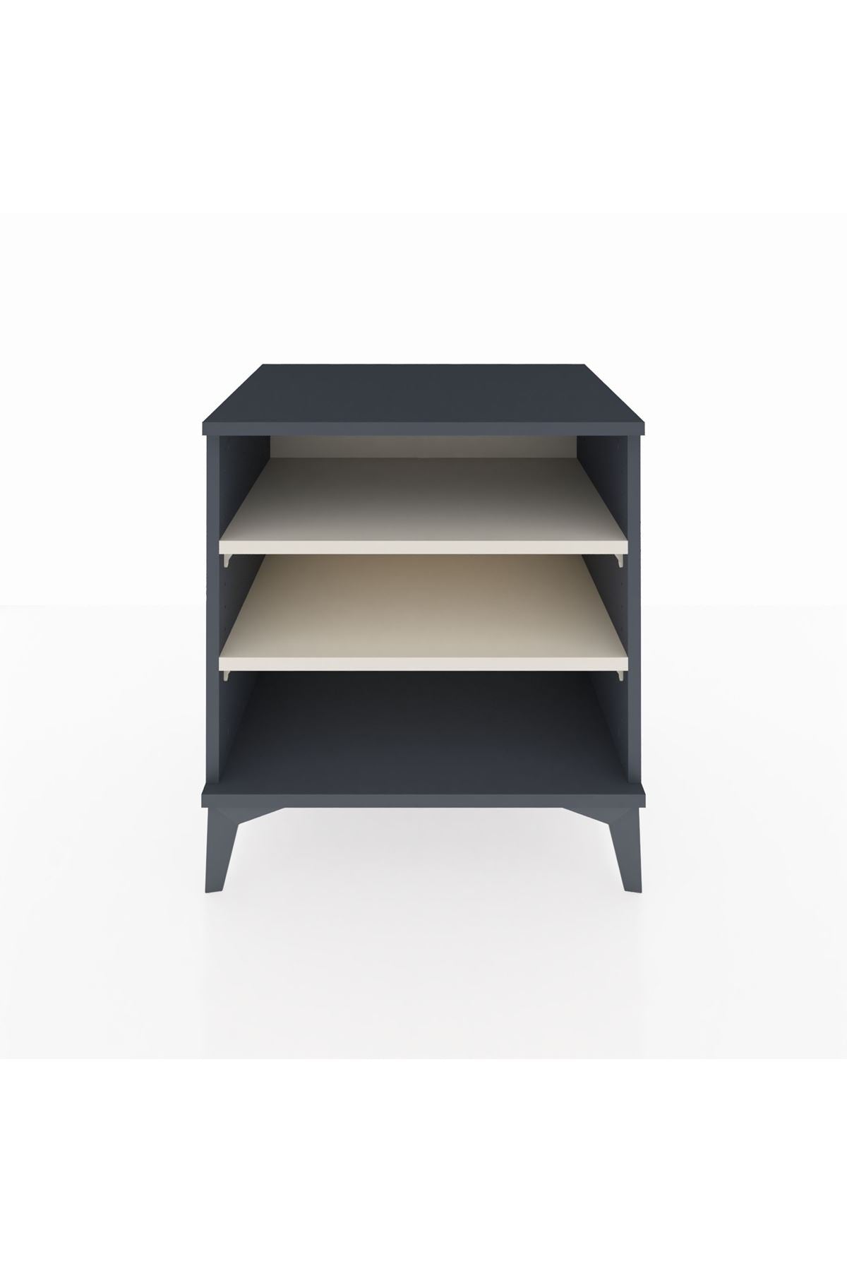 Hyperion Komodin 2 Raflı 60x44x64 Antrasit-Aytaşı