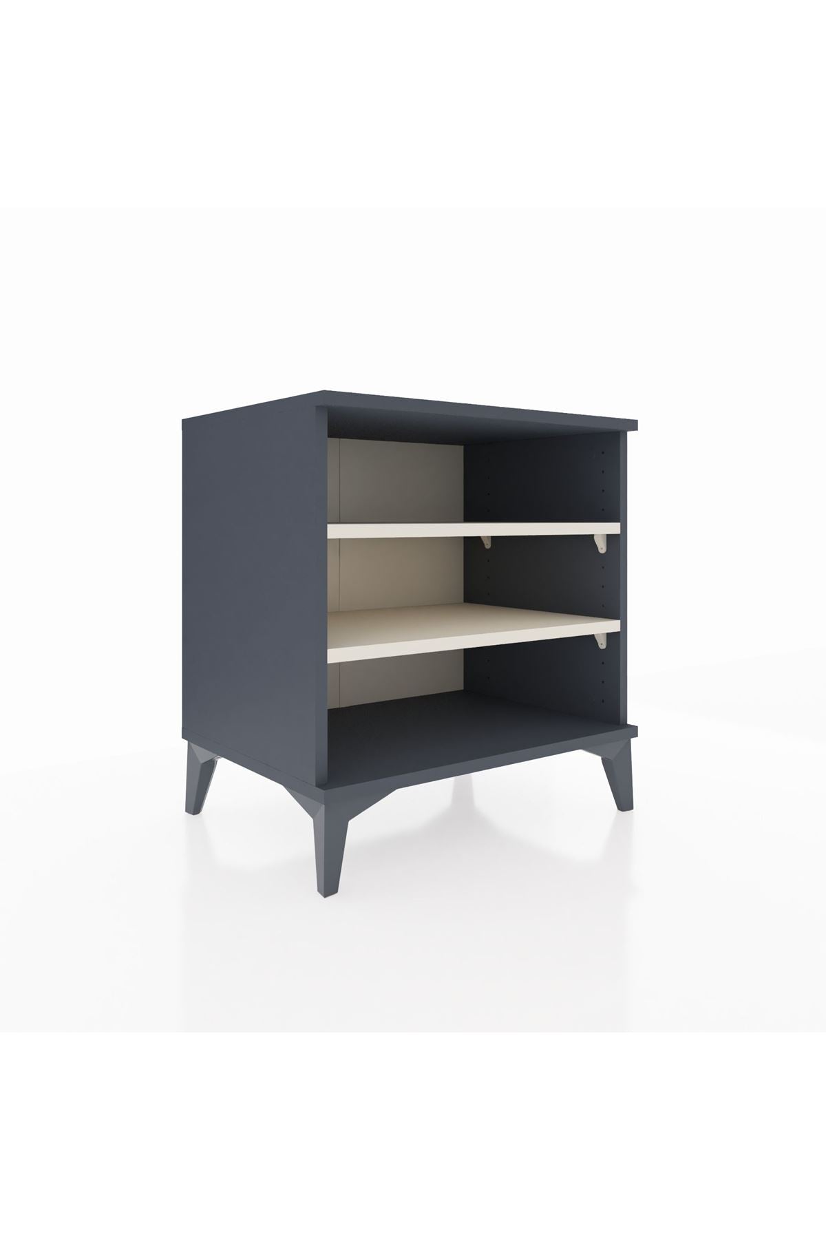 Hyperion Komodin 2 Raflı 60x44x64 Antrasit-Aytaşı