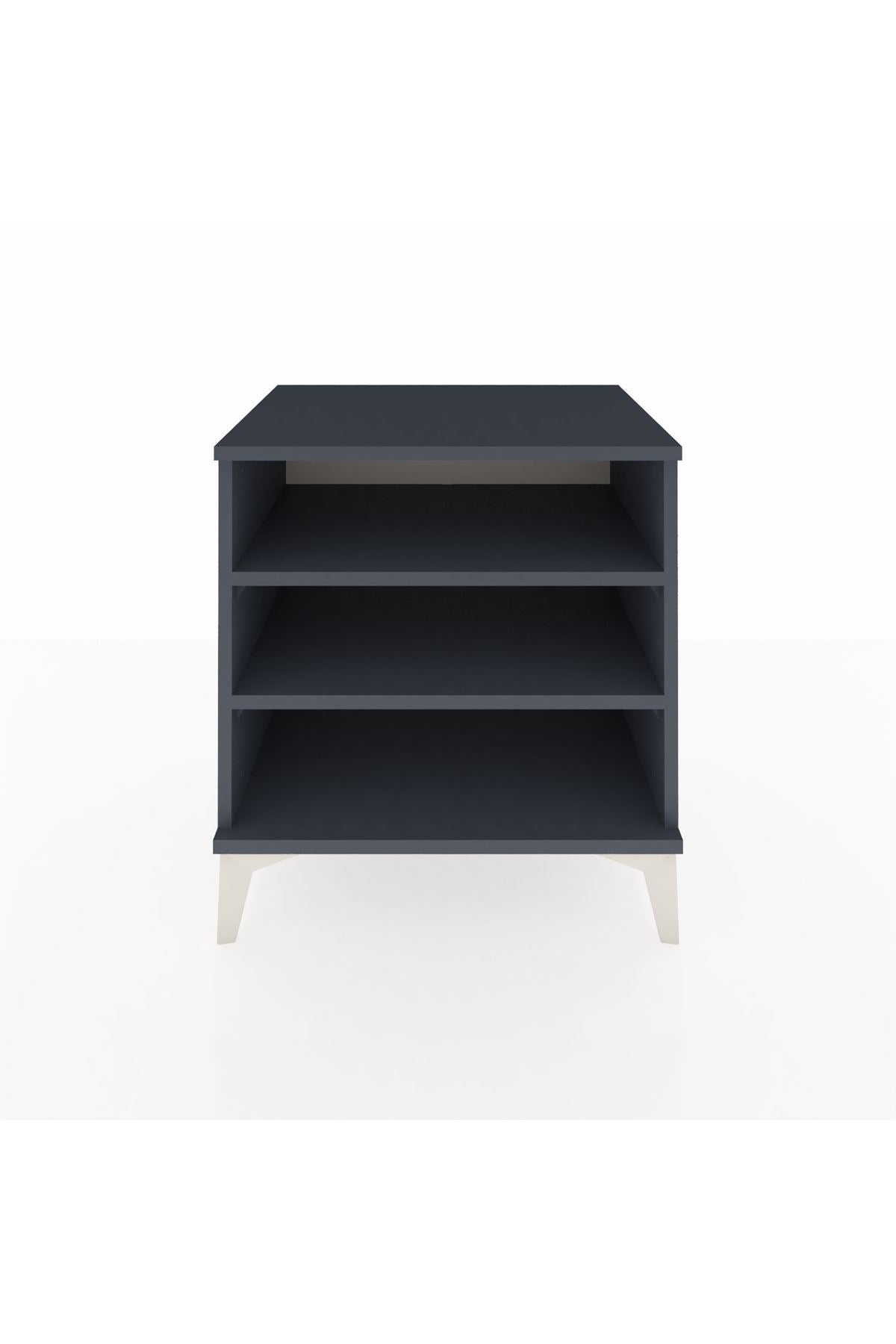 Hyperion Komodin 2 Raflı 60x44x64 Antrasit-Antrasit