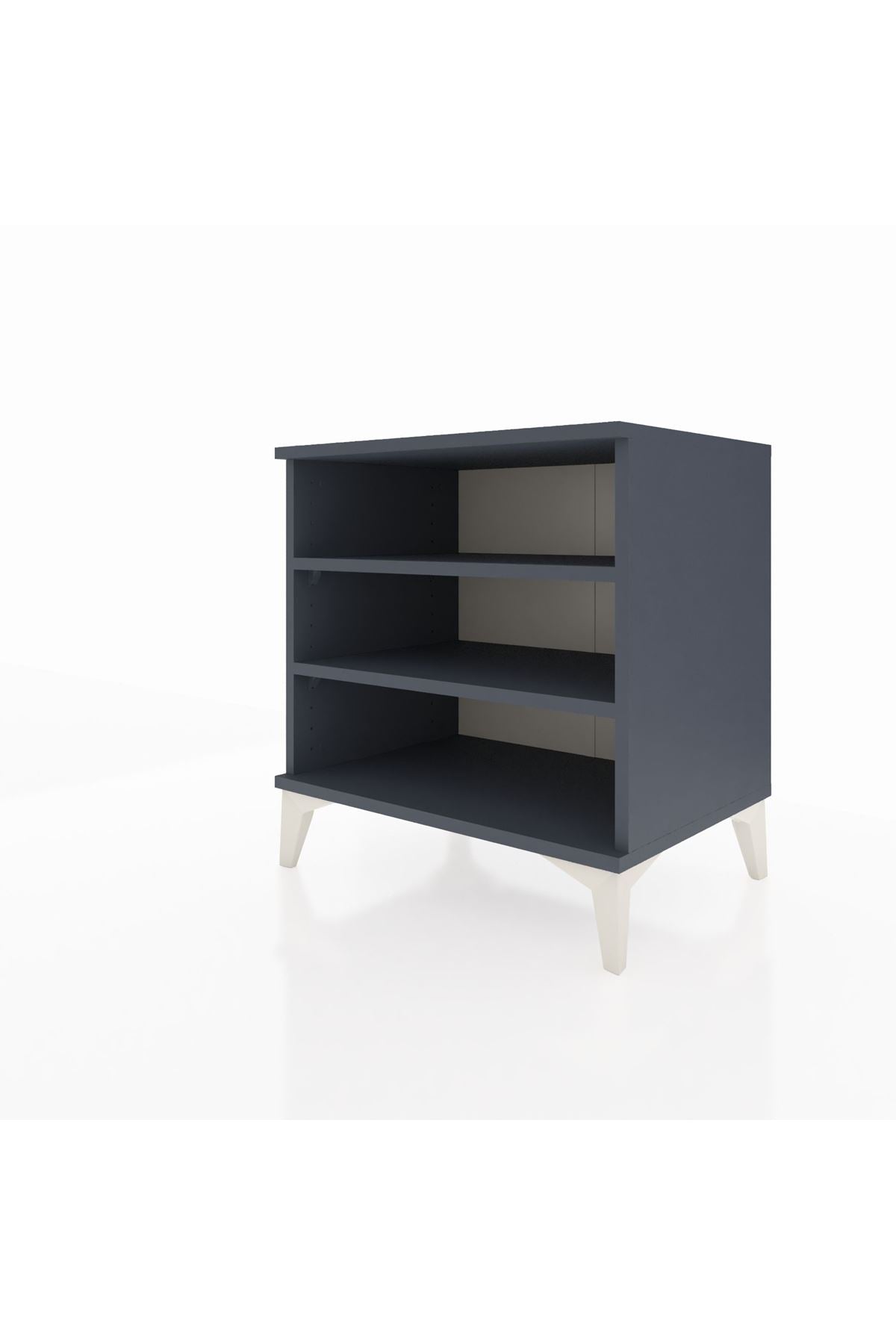 Hyperion Komodin 2 Raflı 60x44x64 Antrasit-Antrasit