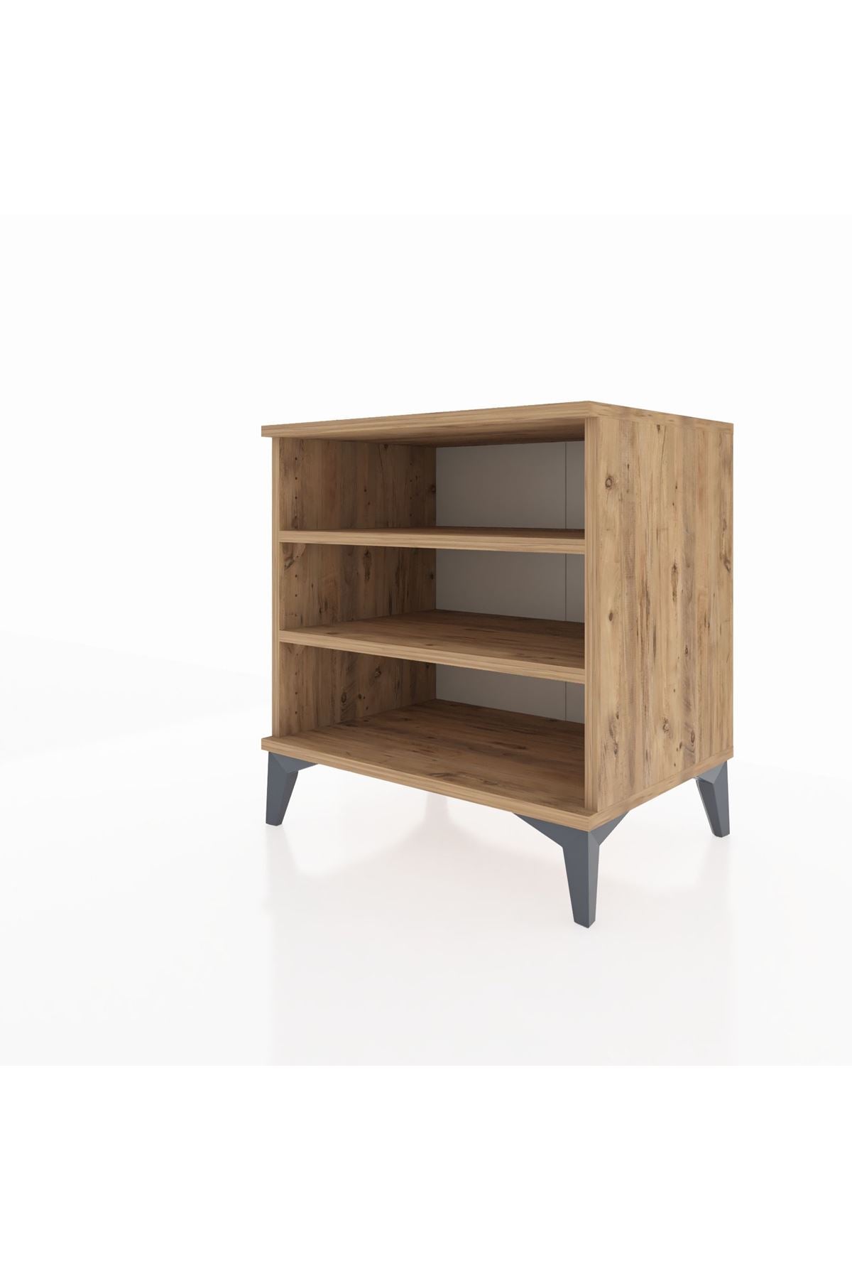 Hyperion Komodin 2 Raflı 60x44x64 Çam-Çam