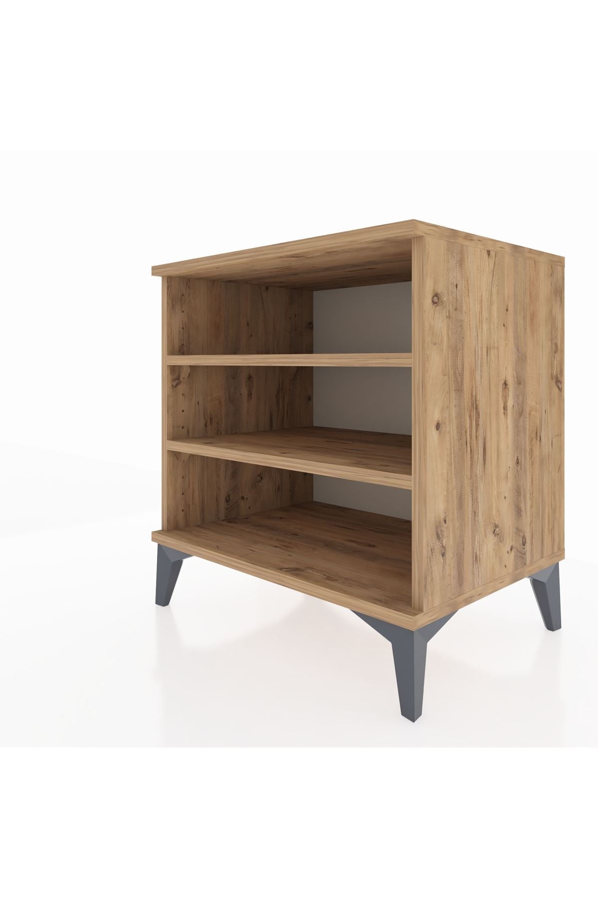 Hyperion Komodin 2 Raflı 60x44x64 Çam-Çam