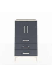 Hyperion Komodin 2 Raflı 3 Çekmeceli 2 Kapaklı 60x44x106 Aytaşı-Antrasit