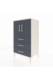 Hyperion Komodin 2 Raflı 3 Çekmeceli 2 Kapaklı 60x44x106 Aytaşı-Antrasit