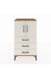 Hyperion Komodin 2 Raflı 3 Çekmeceli 2 Kapaklı 60x44x106 Çam-Aytaşı
