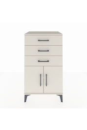 Hyperion Komodin Tek Raflı 3 Çekmeceli 2 Kapaklı 60x44x106 Aytaşı-Aytaşı