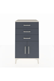 Hyperion Komodin Tek Raflı 3 Çekmeceli 2 Kapaklı 60x44x106 Aytaşı-Antrasit