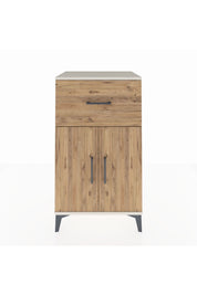 Hyperion Komodin Tek Raflı Tek Çekmeceli 2 Kapaklı 60x44x106 Aytaşı-Çam