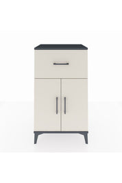 Hyperion Komodin Tek Raflı Tek Çekmeceli 2 Kapaklı 60x44x106 Antrasit-Aytaşı