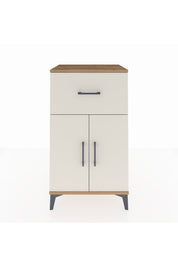 Hyperion Komodin Tek Raflı Tek Çekmeceli 2 Kapaklı 60x44x106 Çam-Aytaşı