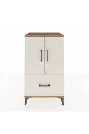 Hyperion Komodin 2 Raflı Tek Çekmeceli 2 Kapaklı 60x44x106 Çam-Aytaşı