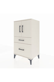 Hyperion Komodin 2 Raflı 2 Çekmeceli 2 Kapaklı 60x44x106 Aytaşı-Aytaşı