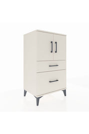 Hyperion Komodin 2 Raflı 2 Çekmeceli 2 Kapaklı 60x44x106 Aytaşı-Aytaşı