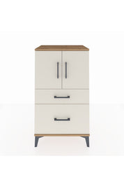 Hyperion Komodin 2 Raflı 2 Çekmeceli 2 Kapaklı 60x44x106 Çam-Aytaşı