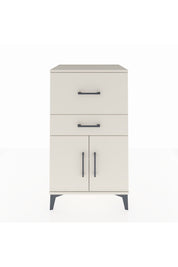 Hyperion Komodin Tek Raflı 2 Çekmeceli 2 Kapaklı 60x44x106 Aytaşı-Aytaşı