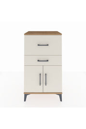 Hyperion Komodin Tek Raflı 2 Çekmeceli 2 Kapaklı 60x44x106 Çam-Aytaşı