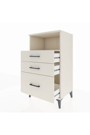 Hyperion Komodin Tek Raflı 3 Çekmeceli 60x44x106 Aytaşı-Aytaşı