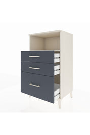 Hyperion Komodin Tek Raflı 3 Çekmeceli 60x44x106 Aytaşı-Antrasit