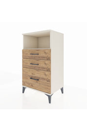 Hyperion Komodin Tek Raflı 3 Çekmeceli 60x44x106 Aytaşı-Çam