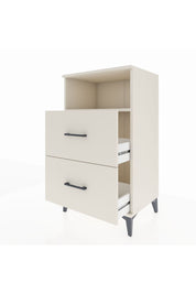 Hyperion Komodin Tek Raflı 2 Çekmeceli 60x44x106 Aytaşı-Aytaşı