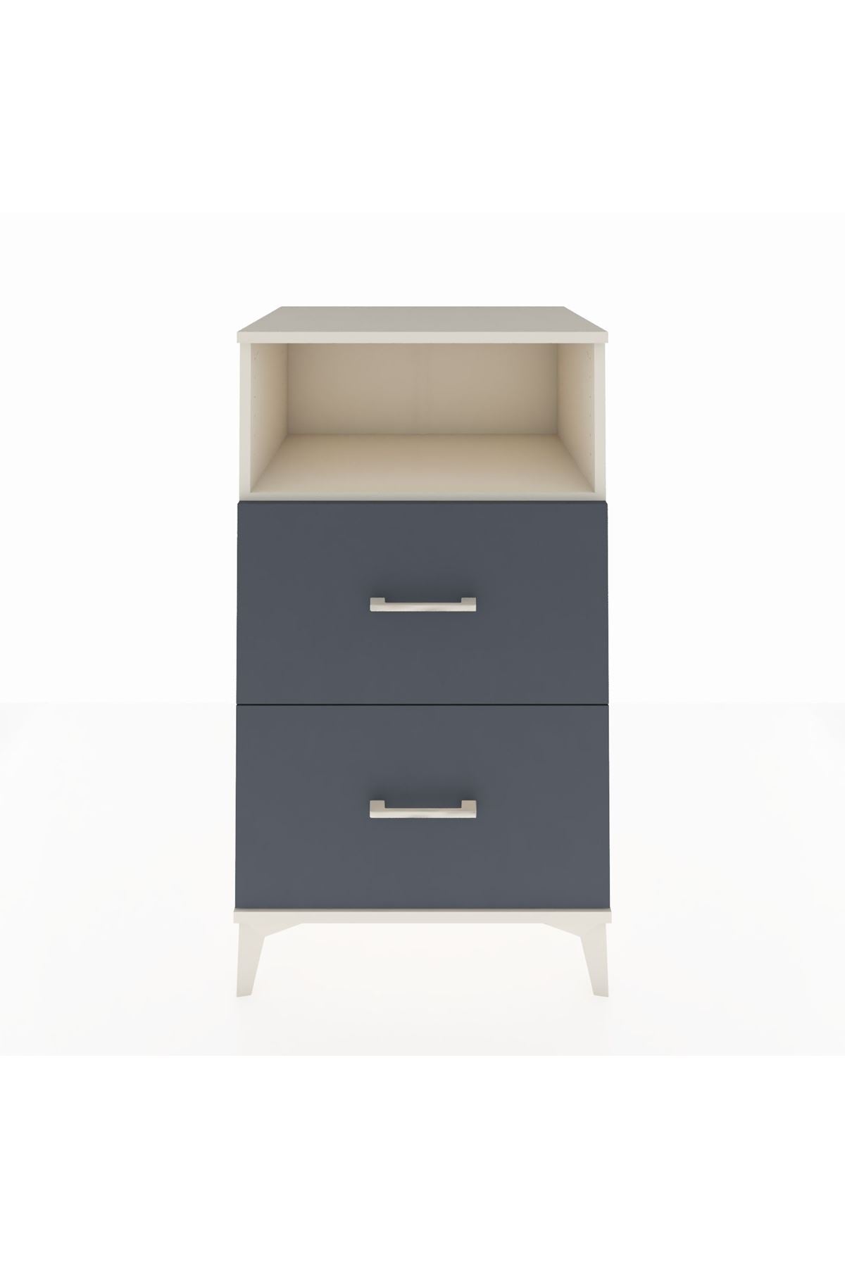 Hyperion Komodin Tek Raflı 2 Çekmeceli 60x44x106 Aytaşı-Antrasit