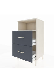 Hyperion Komodin Tek Raflı 2 Çekmeceli 60x44x106 Aytaşı-Antrasit