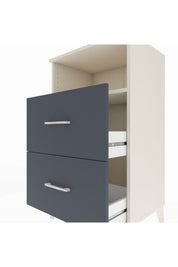 Hyperion Komodin Tek Raflı 2 Çekmeceli 60x44x106 Aytaşı-Antrasit