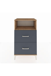 Hyperion Komodin Tek Raflı 2 Çekmeceli 60x44x106 Çam-Antrasit