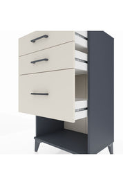 Hyperion Komodin 3 Çekmeceli 60x44x106 Antrasit-Aytaşı