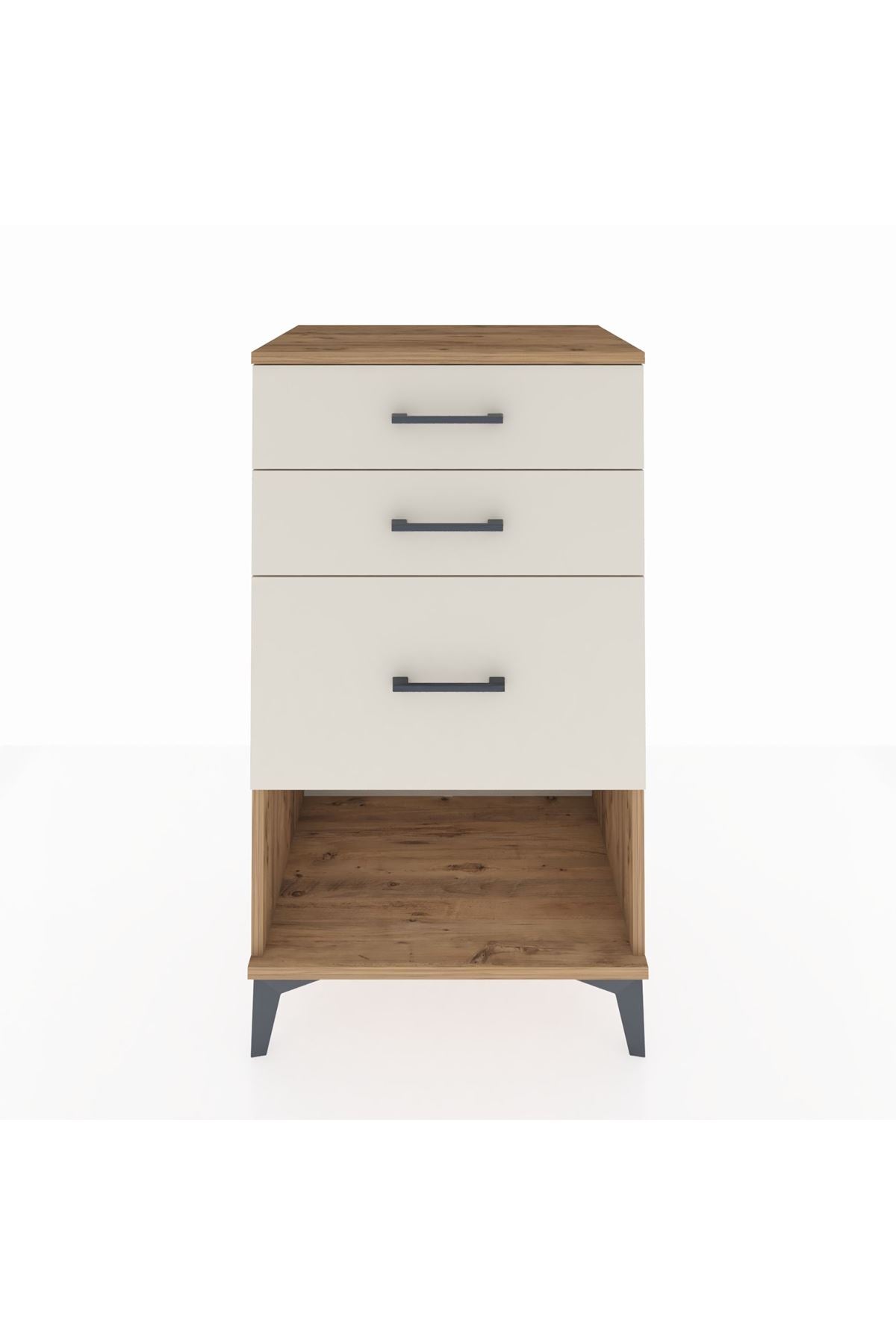 Hyperion Komodin 3 Çekmeceli 60x44x106 Çam-Aytaşı