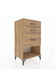 Hyperion Komodin 3 Çekmeceli 60x44x106 Çam-Çam