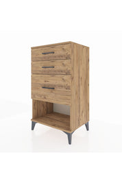 Hyperion Komodin 3 Çekmeceli 60x44x106 Çam-Çam