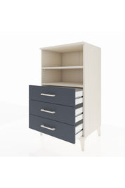 Hyperion Komodin 2 Raflı 3 Çekmeceli 60x44x106 Aytaşı-Antrasit