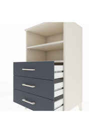 Hyperion Komodin 2 Raflı 3 Çekmeceli 60x44x106 Aytaşı-Antrasit