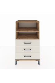 Hyperion Komodin 2 Raflı 3 Çekmeceli 60x44x106 Çam-Aytaşı