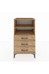 Hyperion Komodin 2 Raflı 3 Çekmeceli 60x44x106